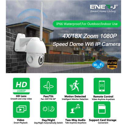 Smart Wi-Fi IP Outdoor Dome Camera IP65