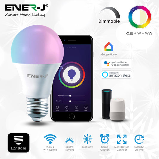 Ener-j smart Wi-Fi colour changing led