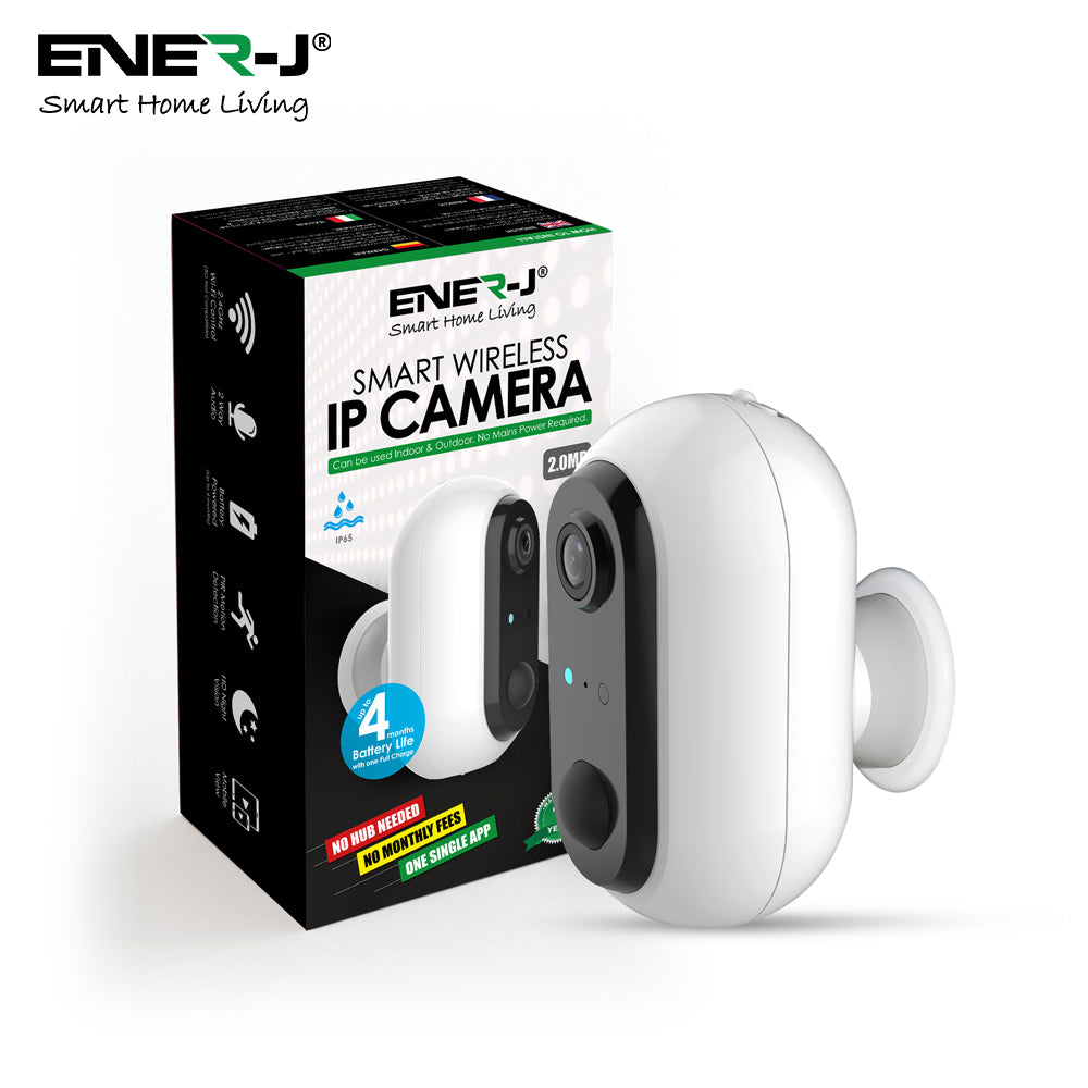 Smart Wireless 1080P Battery Camera With 2 Pcs 18650 Battery,